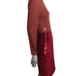1980s Wool & Velvet Dress, Size 6