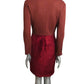 1980s Wool & Velvet Dress, Size 6