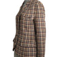 Plaid Wool Jacket, Size 12