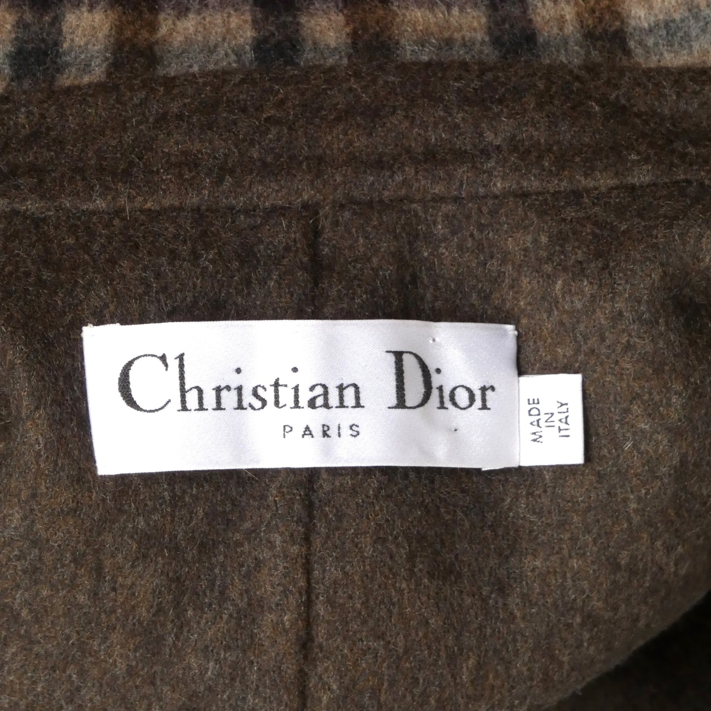 Plaid Wool Jacket, Size 12
