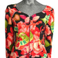 1990s Floral Faille Jacket, Size 8