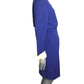 CHRISTIAN LACROIX - 1990 2pc Blue Gabardine Skirt Ensemble, Size-12