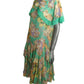 1920s Floral Chiffon Dress, Size 6