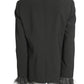 BRUNELLO CUCINELLI - Black Wool & Feather Tuxedo Jacket, Size-10