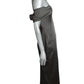 OFF-WHITE - 2018 Black Satin Sheath Dress, Size-12