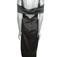 OFF-WHITE - 2018 Black Satin Sheath Dress, Size-12