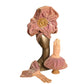 KENNETH HOPKINS - 1940s Pink Velvet Turban and Gloves Set