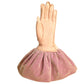 KENNETH HOPKINS - 1940s Pink Velvet Turban and Gloves Set