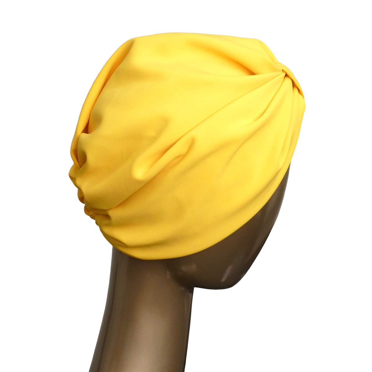 MOSCHINO COUTURE!  2021 Yellow Crepe Turban