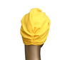 MOSCHINO COUTURE!  2021 Yellow Crepe Turban