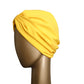 MOSCHINO COUTURE!  2021 Yellow Crepe Turban
