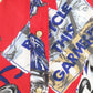 MOSCHINO JEANS - 1990s "Patch & Work" Satin Blouse, Size-6