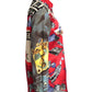 MOSCHINO JEANS - 1990s "Patch & Work" Satin Blouse, Size-6