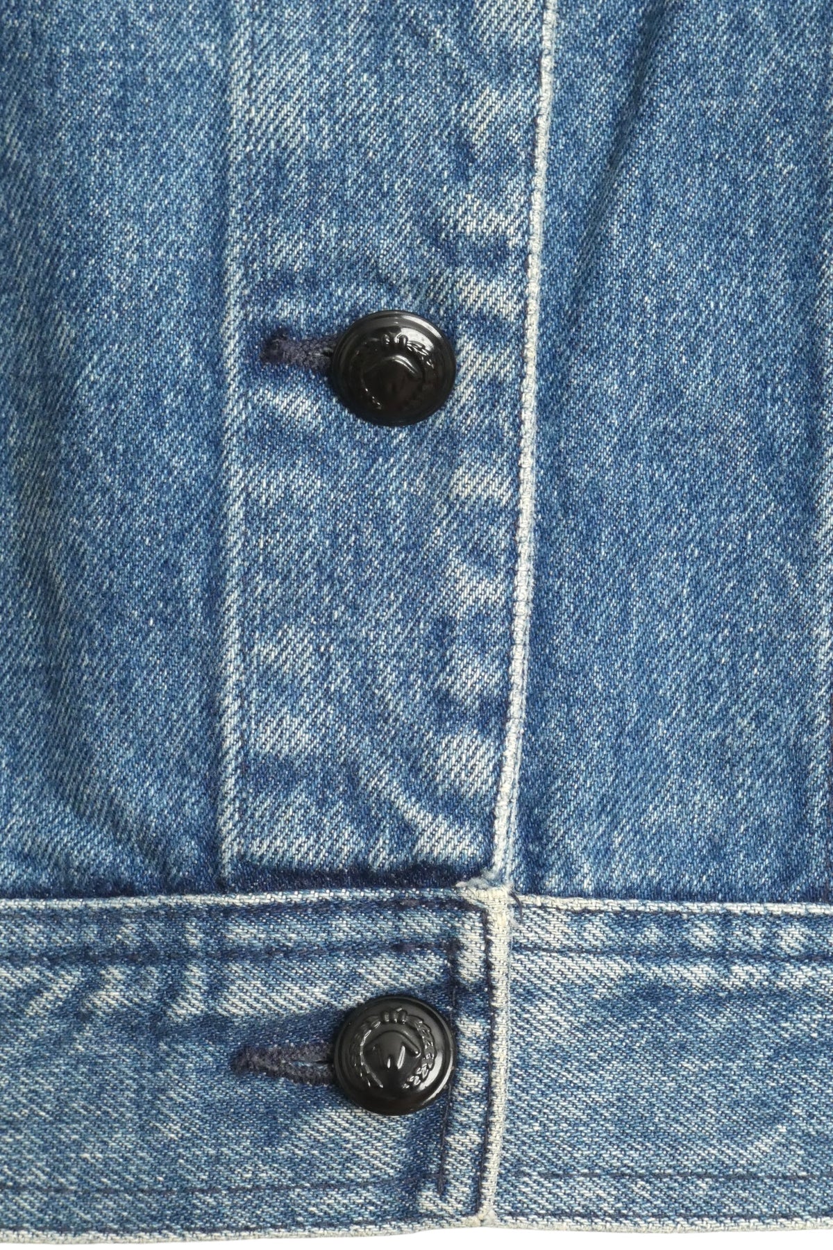 MOSCHINO - 1980s Braid Trimmed Denim Jacket, Size-8