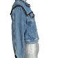 MOSCHINO - 1980s Braid Trimmed Denim Jacket, Size-8