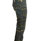 MOSCHINO CHEAP & CHIC - 1990s Cotton Print Trousers, Size-10