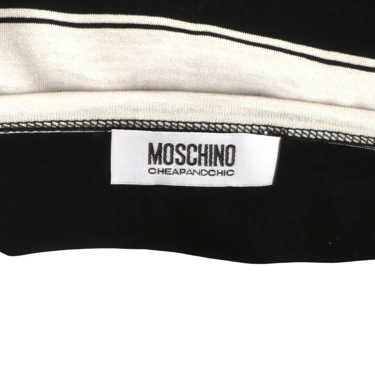 MOSCHINO CHEAP & CHIC - Cotton Stripe T-Shirt, Size-14
