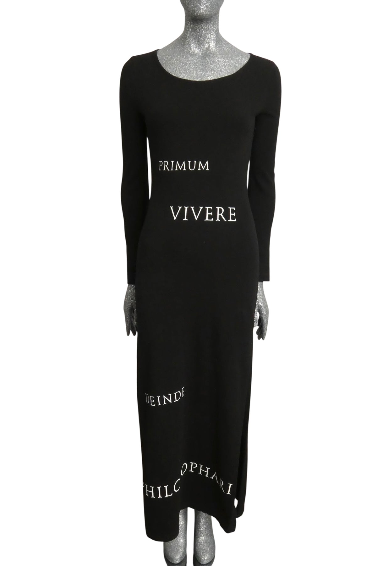 MOSCHINO JEANS - Printed Knit Maxi Dress, Size 8