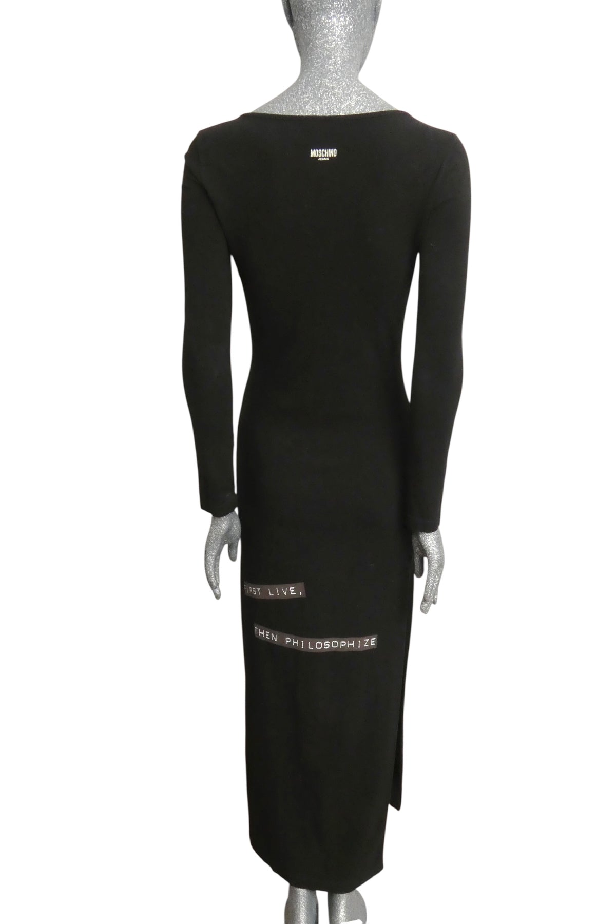 MOSCHINO JEANS - Printed Knit Maxi Dress, Size 8