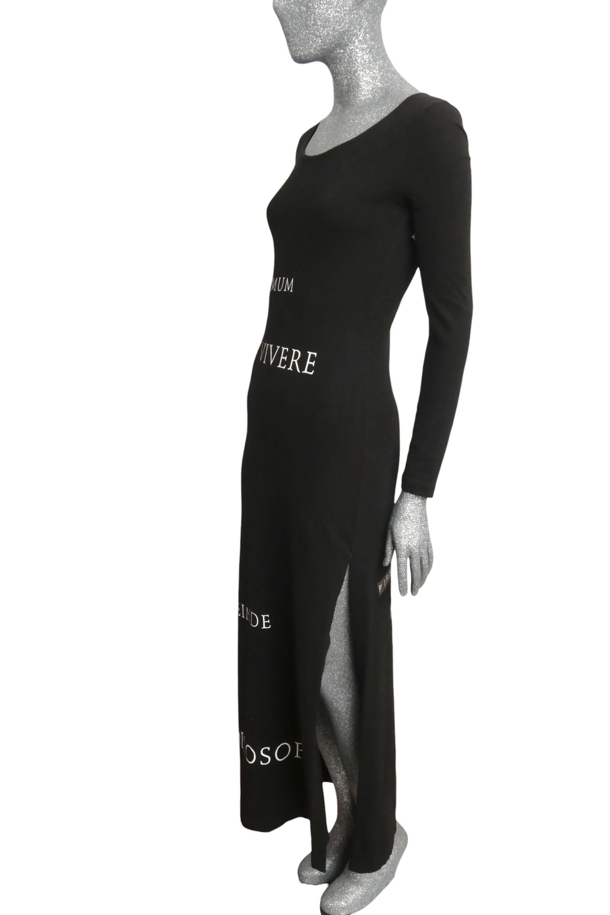 MOSCHINO JEANS - Printed Knit Maxi Dress, Size 8