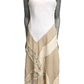MOSCHINO COUTURE! - 1994 Linen & Lace Maxi Dress, Size-4