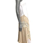 MOSCHINO COUTURE! - 1994 Linen & Lace Maxi Dress, Size-4