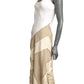 MOSCHINO COUTURE! - 1994 Linen & Lace Maxi Dress, Size-4
