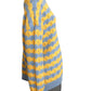 MOSCHINO COUTURE! - 2025 Blue & Yellow Cotton Stripe Sweater, Multiple Items Available
