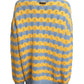 MOSCHINO COUTURE! - 2025 Blue & Yellow Cotton Stripe Sweater, Multiple Items Available