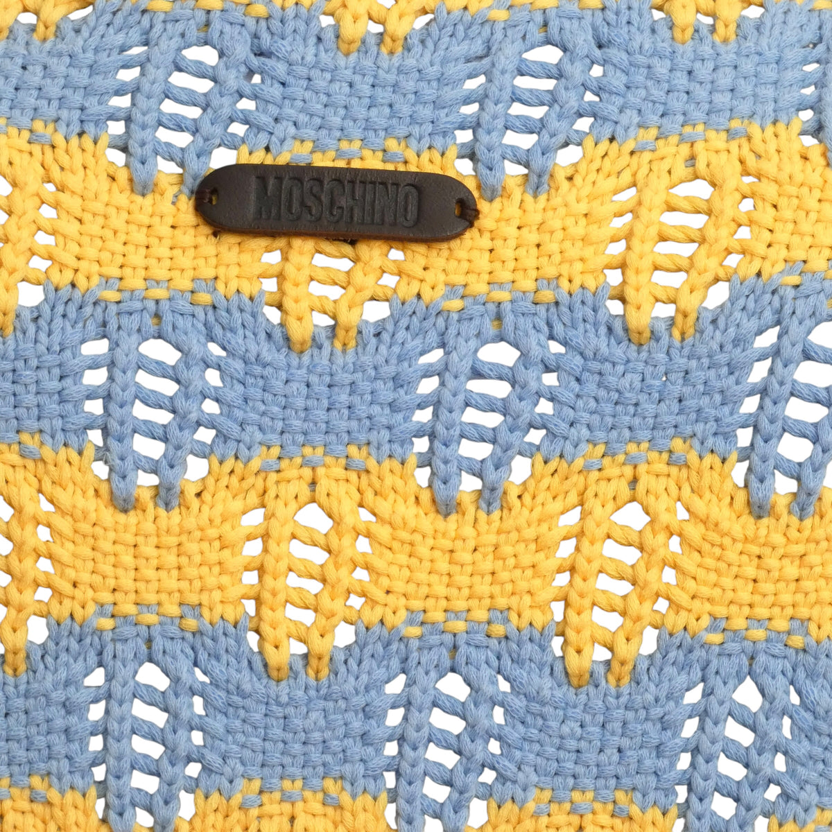 MOSCHINO COUTURE! - 2025 Blue & Yellow Cotton Stripe Sweater, Multiple Items Available