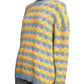 MOSCHINO COUTURE! - 2025 Blue & Yellow Cotton Stripe Sweater, Multiple Items Available