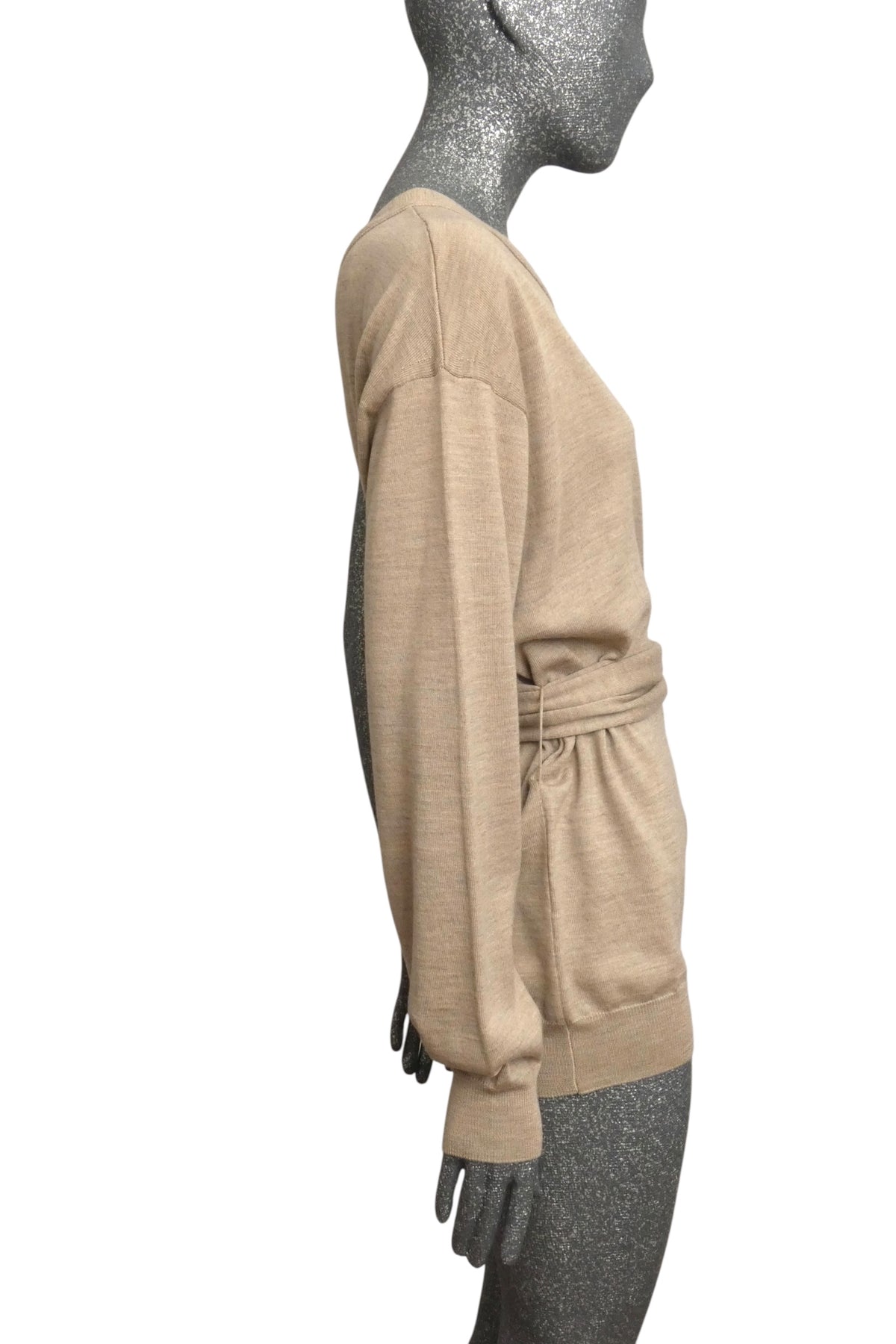 MOSCHINO COUTURE! - S2025 Brown One Shoulder Cardigan, Multiple Items Available