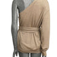 MOSCHINO COUTURE! - S2025 Brown One Shoulder Cardigan, Multiple Items Available