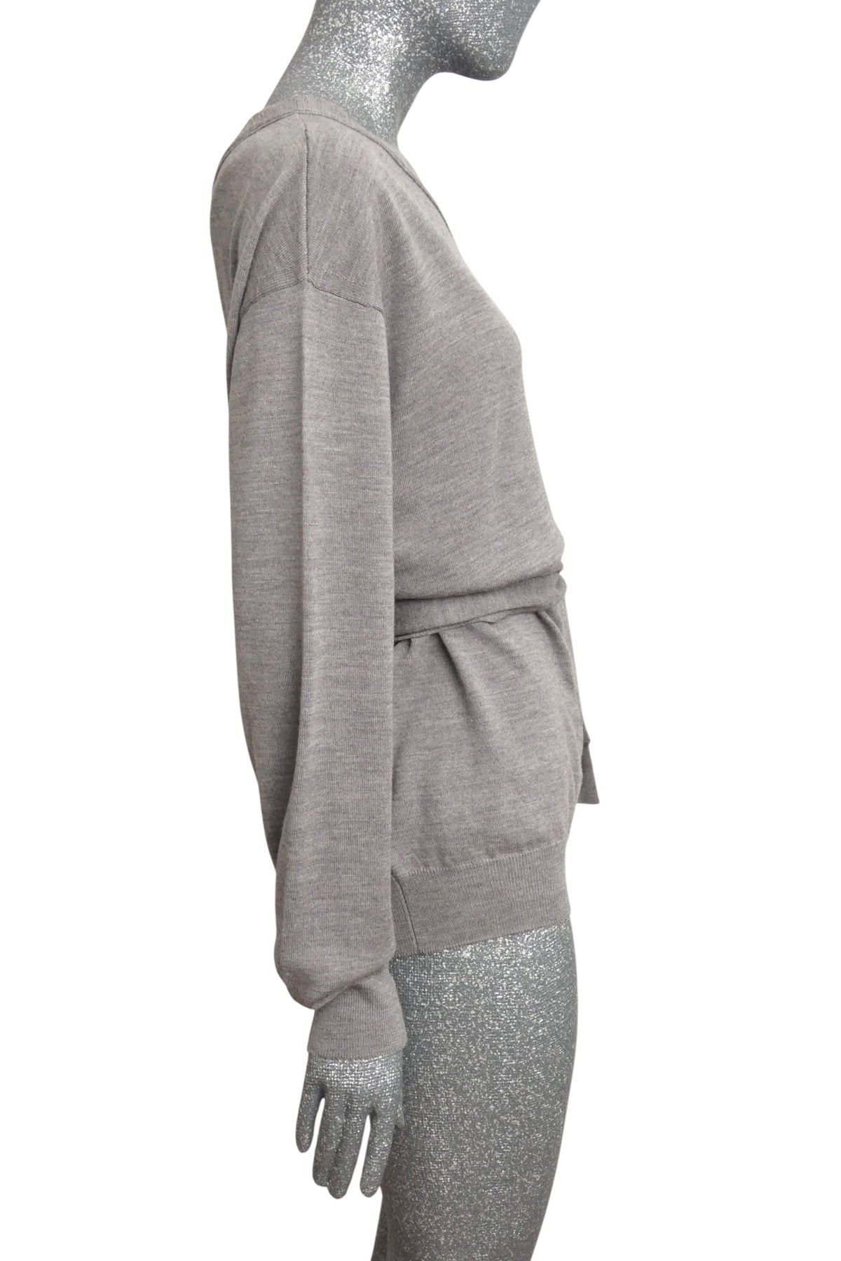 MOSCHINO COUTURE! - S2025 Grey One Shoulder Cardigan, Multiple Items Available
