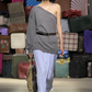 MOSCHINO COUTURE! - S2025 Brown One Shoulder Cardigan, Multiple Items Available