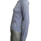 MOSCHINO COUTURE! - 2025 Blue Backless Cardigan, Multiple Sizes Available
