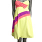 MOSCHINO COUTURE! - R2023 Lime & Pink Color Block Dress, Multiple Items Available
