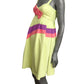 MOSCHINO COUTURE! - R2023 Lime & Pink Color Block Dress, Multiple Items Available