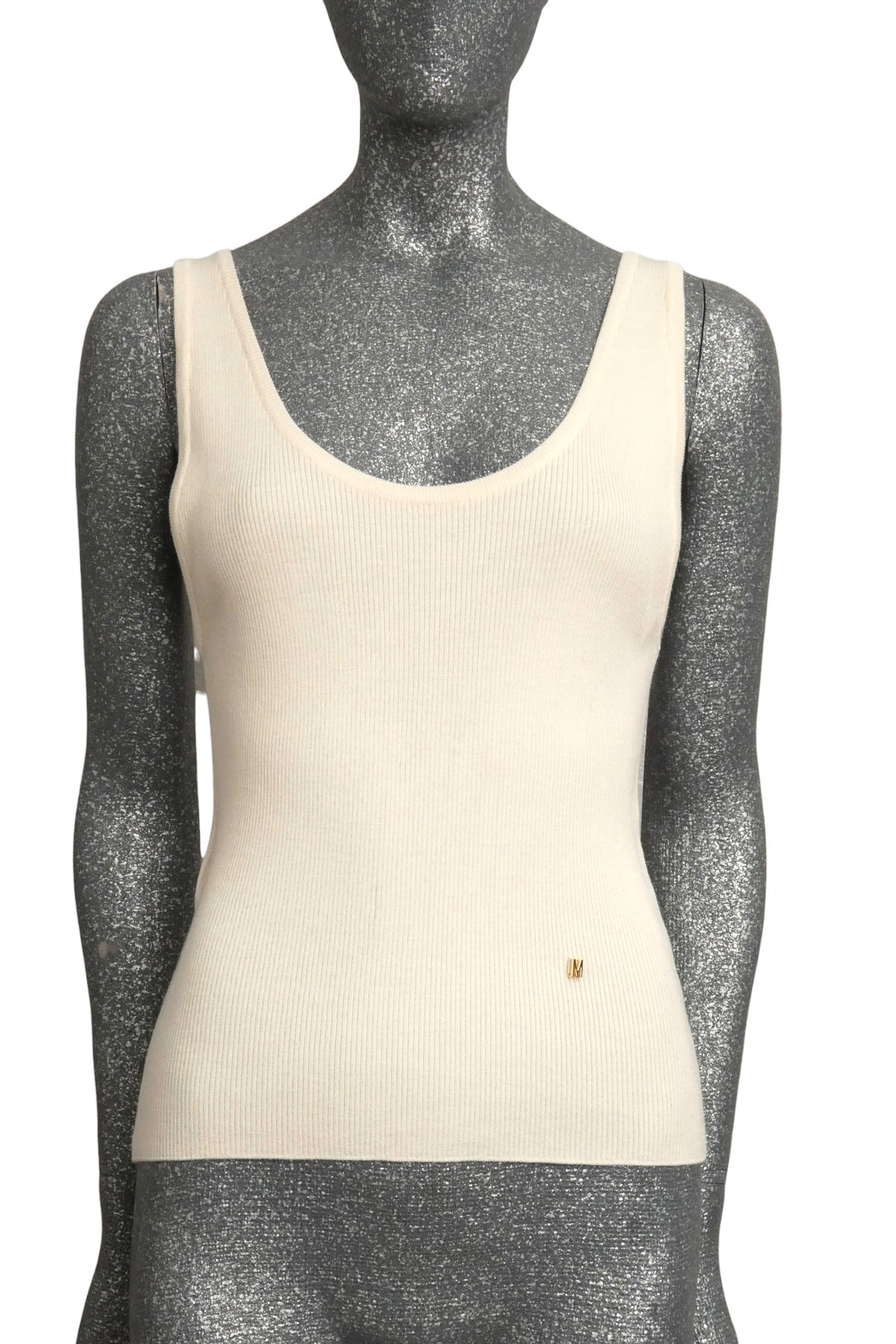 MOSCHINO COUTURE! - 2025 Ivory Wool Knit Tank, Multiple Items Available