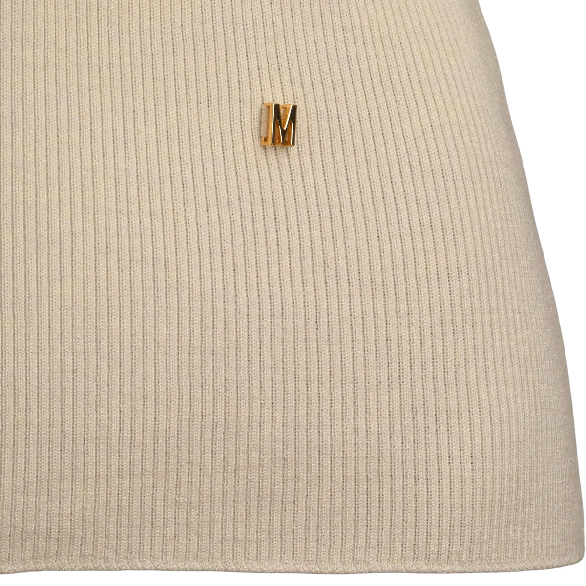 MOSCHINO COUTURE! - 2025 Ivory Wool Knit Tank, Multiple Items Available