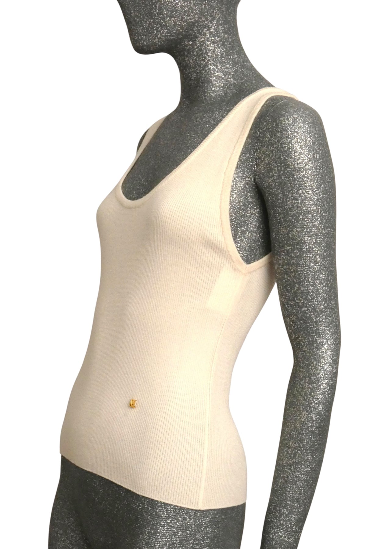 MOSCHINO COUTURE! - 2025 Ivory Wool Knit Tank, Multiple Items Available