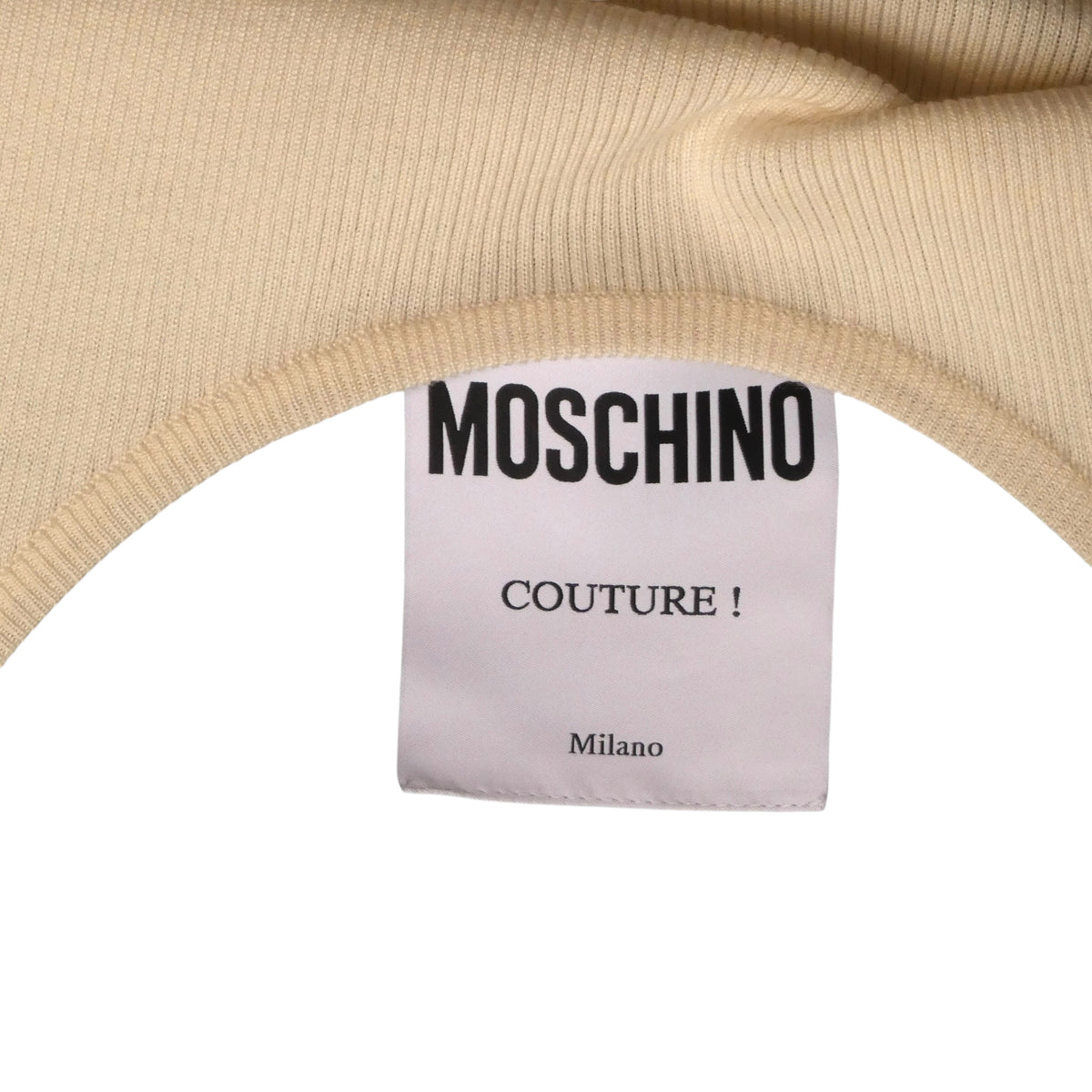 MOSCHINO COUTURE! - 2025 Ivory Wool Knit Tank, Multiple Items Available