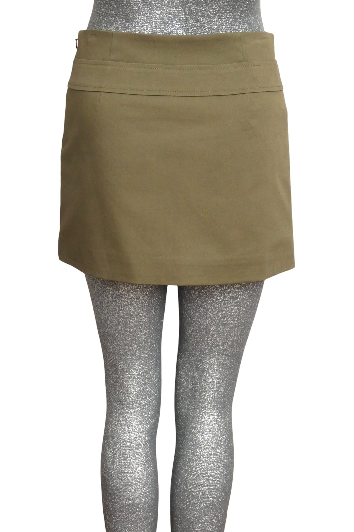 MOSCHINO COUTURE! - S2024 Olive Cotton Mini Skirt, Multiple Items Available