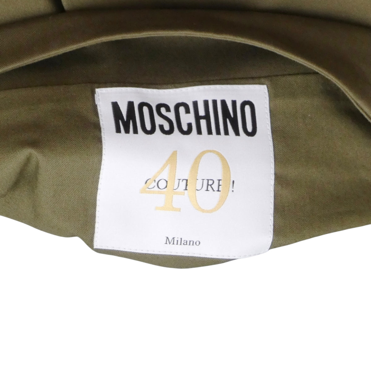 MOSCHINO COUTURE! - S2024 Olive Cotton Mini Skirt, Multiple Items Available