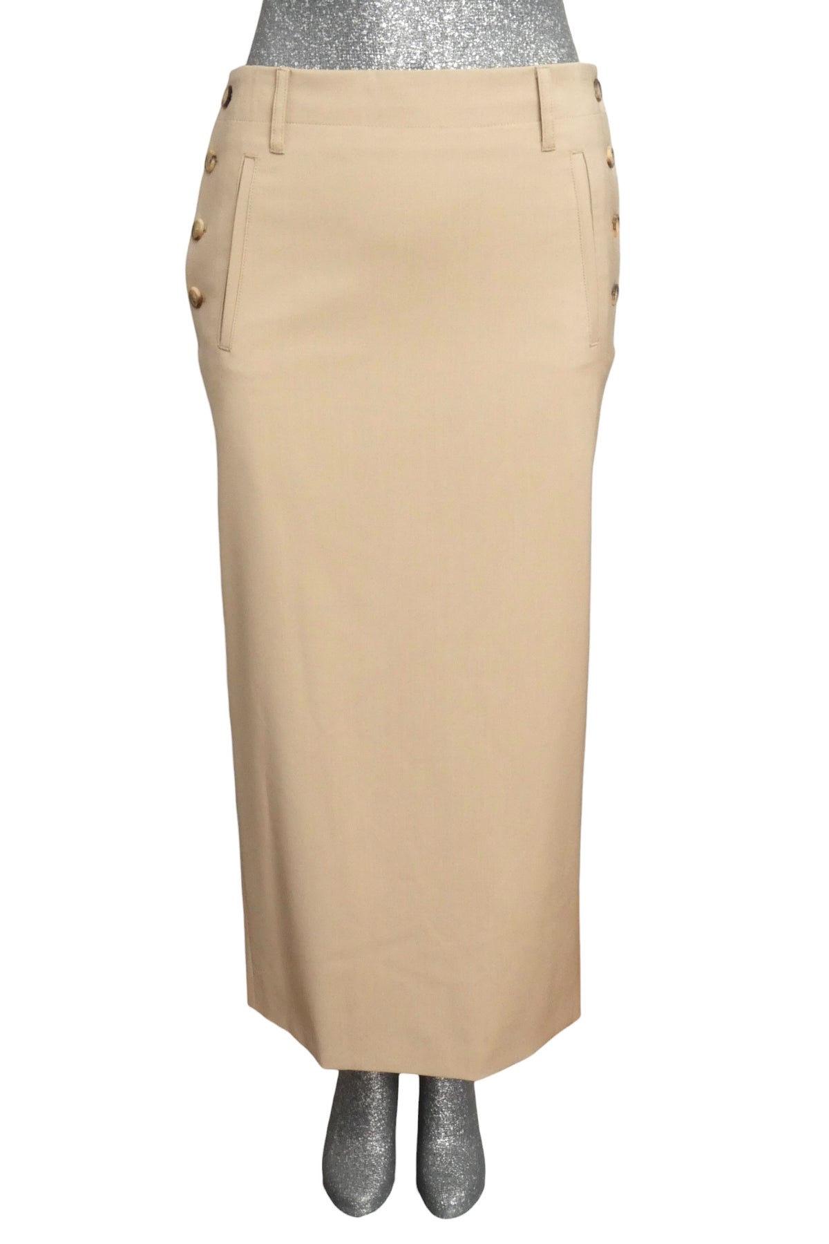 MOSCHINO COUTURE! - R2025 Khaki Gabardine Skirt, Multiple Items Available