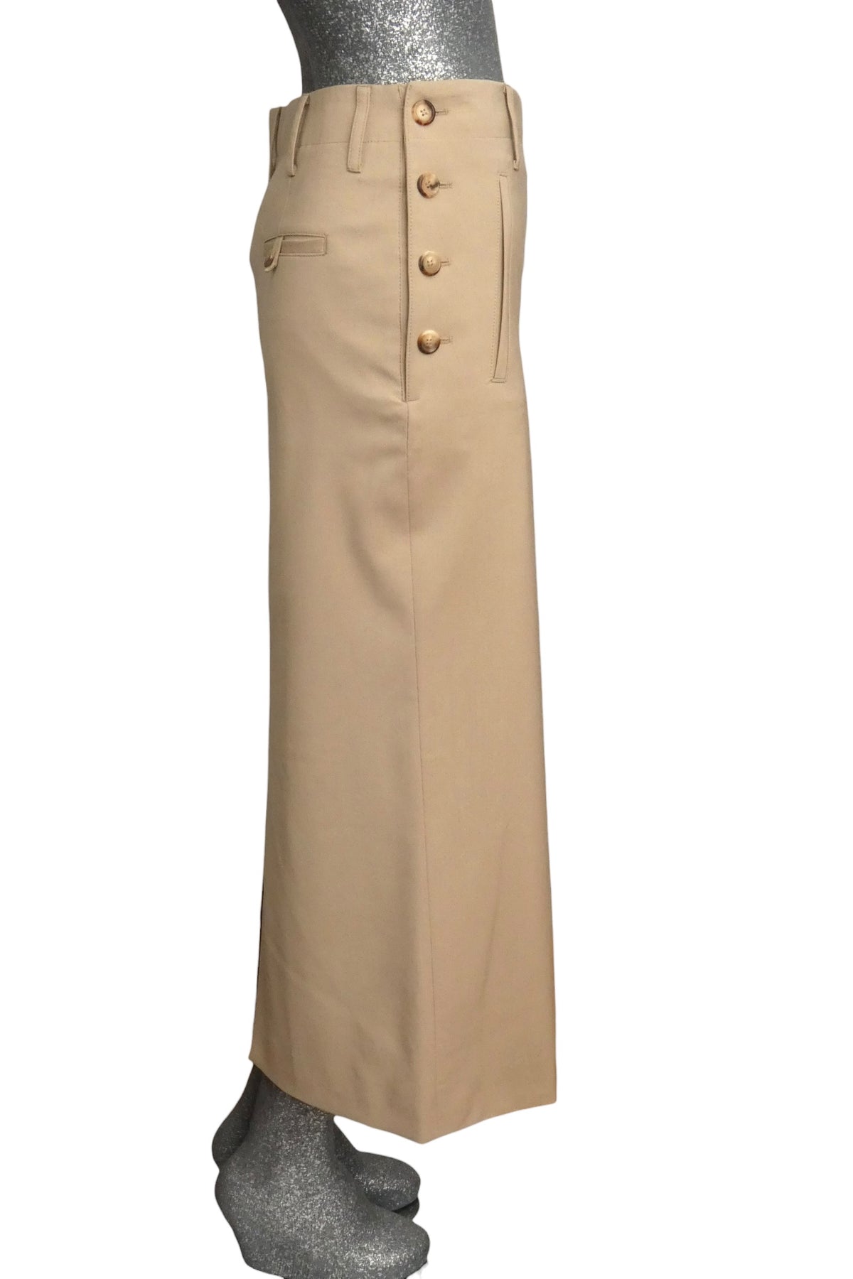 MOSCHINO COUTURE! - R2025 Khaki Gabardine Skirt, Multiple Items Available