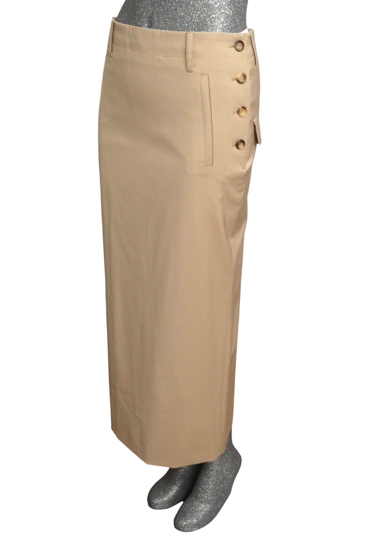 MOSCHINO COUTURE! - R2025 Khaki Gabardine Skirt, Multiple Items Available