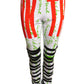 MOSCHINO COUTURE! - S2025 White & Multi Printed Knit Pants, Size-4