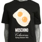 MOSCHINO COUTURE! - S2025 Black & White Fried Egg T-Shirt, Multiple Items Available