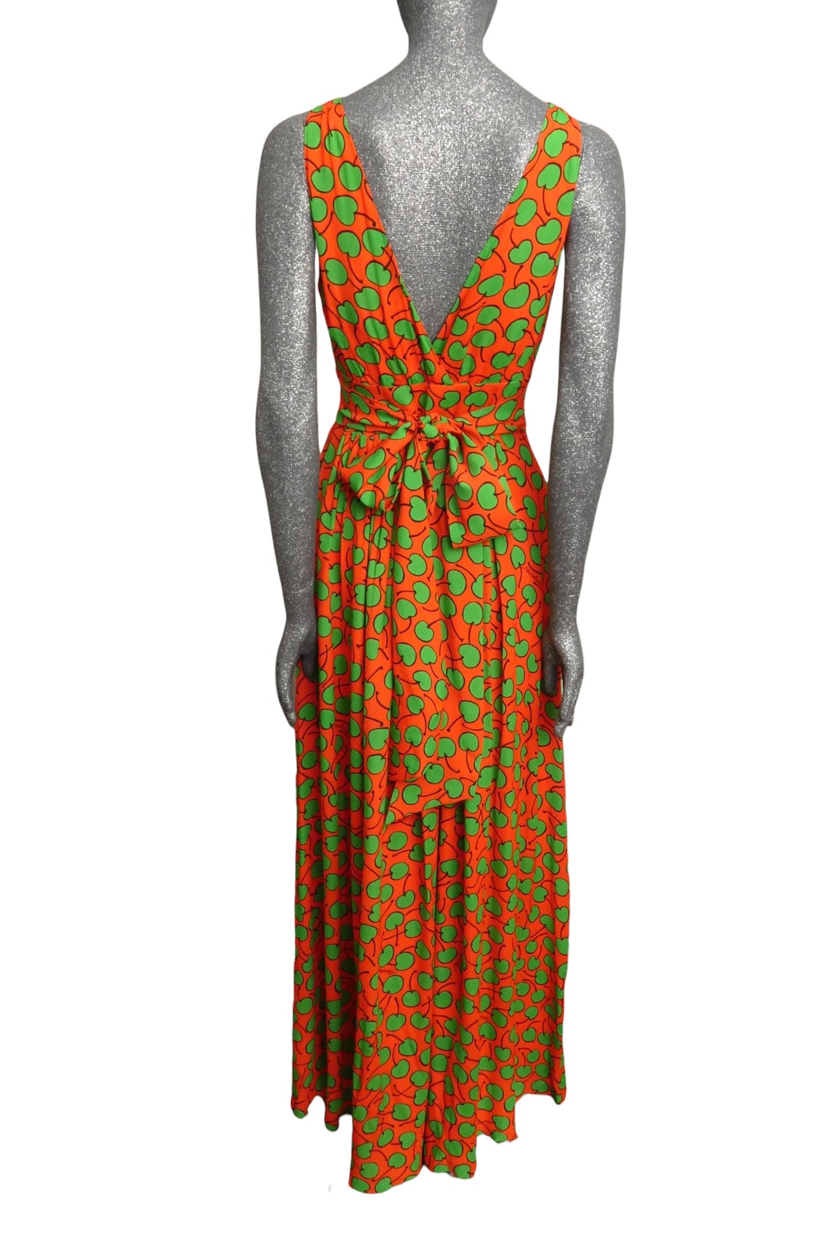 MOSCHINO COUTURE! - 2024 Red & Green Cherry Print Dress, Multiple Sizes Available
